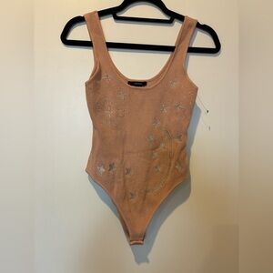 Forever 21 Embroidered Stars Bodysuit ✨